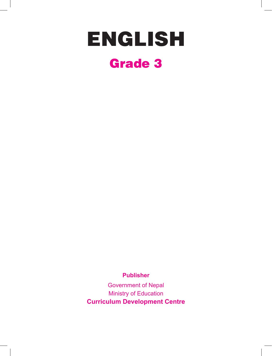 CDC 2017 - English Grade 3
